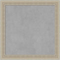 Amanti Art Silver Framed Magnetic Board 24x24 Medium Vision Board by AmantiArt