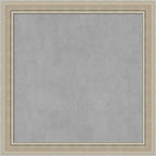 Amanti Art Silver Framed Magnetic Board 24x24 Medium Vision Board by AmantiArt