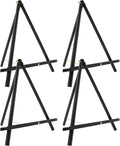 U.S. Art Supply 16" Black Wood Tabletop Easel by USArtSupply