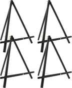 U.S. Art Supply 16" Black Wood Tabletop Easel by USArtSupply