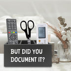 XPH Funny But Did You Document It Black Pen Pencil Holder Organizer - Image 5