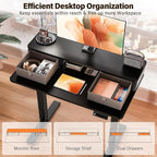 Kingant 40 x 24 Inch Electric Standing Desk - Image 5