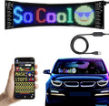 XIAOOHO Programmable LED Car Sign, Scrolling LED Sign, Flexible LED RGB Message by XIAOOHO