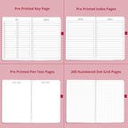 VIVID SCRIBBLES Dotted Journal – 140gsm Bleed Proof Thick White Paper – 200 - Image 7