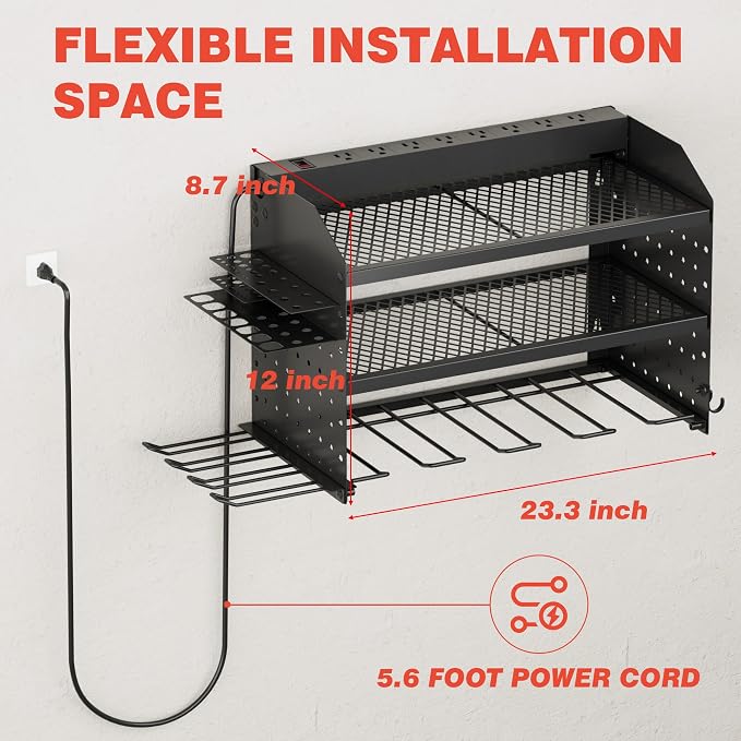 VDEVY Power Tool Organizer Wall Mount - Image 3
