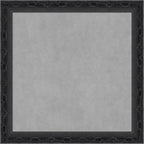 Amanti Art Black Framed Magnetic Board 28x28 Medium Vision Board by AmantiArt