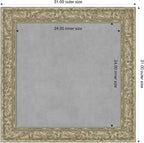 Amanti Art Silver Framed Magnetic Board 31x31 Medium Vision Board - Image 2