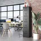 OPTYMIRA 5 Drawer Metal File Cabinet - Image 2