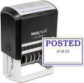 MaxMark Large Self-Inking Rubber Date Office Stamp by Maxmark