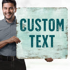 Custom Sign, Custom Street Sign, 11 Font Colors, 13 Font Styles, 4 Hole Options - Image 2
