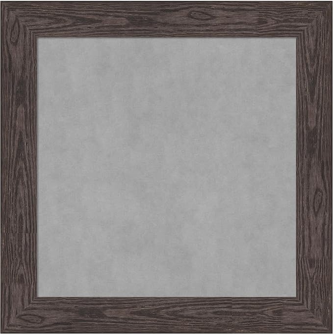Amanti Art Black Framed Magnetic Board 30x30 Medium Vision Board by AmantiArt