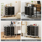Giantex 12 Drawer Rolling Cart - Image 6