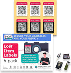 Lost Item QR Code Stickers | Customizable QR Code Labels by SeQRContact