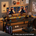 NestNeat Dual Monitor Stand Riser, 39 Inch Large Wood Monitor Stands - Image 4