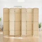 HOMCOM Room Divider, 6 Panel Folding Privacy Screen, 5.6' Tall Freestanding - Image 8