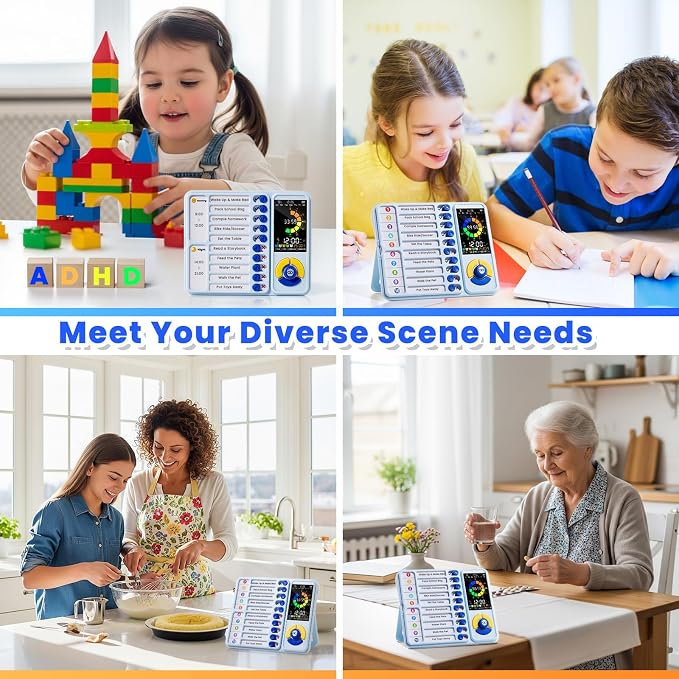 Mooking 5-in-1 Visual Timer, ADHD Tool - Image 5