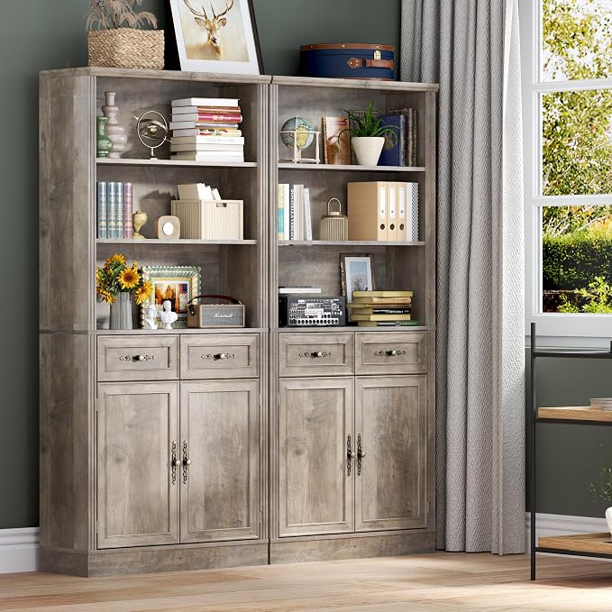 BORNOON 71.4" Tall Bookshelf - Image 8