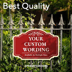 Custom Decorative Outdoor Metal Sign - Image 7