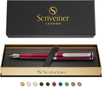 Scriveiner Luxury EDC Fountain Pen, Matt Red Pocket EDC - Image 9