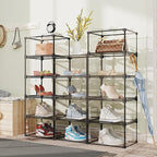 KOKOIN Magnetic Side Open Transparent Plastic Storage Shoe Box Clear Shoe - Image 6