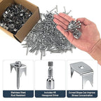 Sumloty 30-Pack 304 Stainless Steel Fence Staples, 1.6 Inch Reusable Fence - Image 3