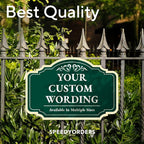 Custom Decorative Outdoor Metal Sign - Image 7