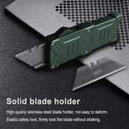 Caressolove Switch Blades Knife Push Button, Aviation Aluminum EDC Box Cutter - Image 5