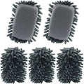 Biaungdo 5 Pack Washable Whiteboard Eraser, Microfiber Shag Dry Eraser by Biaungdo