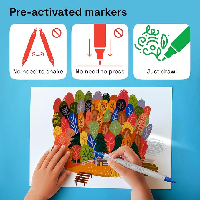 ARTISTRO 120 Acrylic Paint Markers - Image 7
