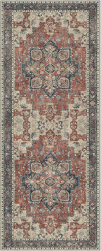 GENIMO 2x5 Runner Rugs for Hallway, Machine Washable Non Slip Vintage Rugs - Image 8