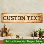 Custom Sign, Custom Street Sign, 11 Font Colors, 13 Font Styles, 4 Hole Options - Image 4