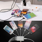 Desktop 5 Port USB Wall Charger 40W 8A, USB Hub Charging Station - Image 7