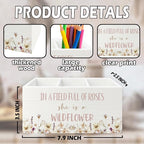 XPH Wildflower Nursery Decor Pen Pencil Holder Organizer - Image 7