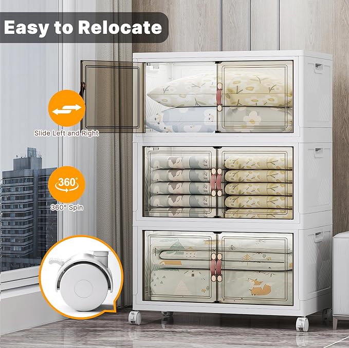 UAMFURI Extra Large Stackable Storage Bins - Image 6