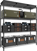 M MZG 4 Tiers Storage Shelves Load 2640LBS, Metal Shelving Wire Metal Shelving by MEIGAOPLASTICANDMETALHKCOLIMITED