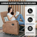 HOMBYS Lumbar Support Pillow for Recliner Chair, Memory Foam Back Support - Image 2