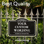 Personalized Custom Decorative Outdoor Metal Signs, 18x12 Inches, Waterproof - Image 7
