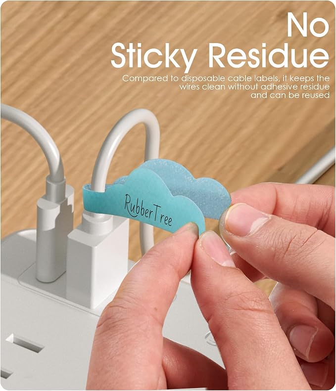 Nearockle 36Pcs Cable Labels for Organizing Wires and Identification, Upgraded - Image 5