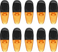 10 Magnetic Memo Holders Set by DISCOUNTPROMOS