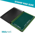 MaxMark Large Premium Green Ink Stamp Pad - Image 3