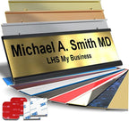 Personalized Name Plate with Choice of Mounting Holders by LHS+My+Business