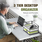Daltrack 3-Tier Mesh Desk Organizer - Image 2