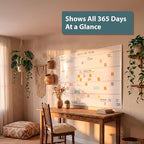 Own the Year GIANT UNDATED Wall Calendar | 4ft x 3ft Full-Year Reusable Dry - Image 4