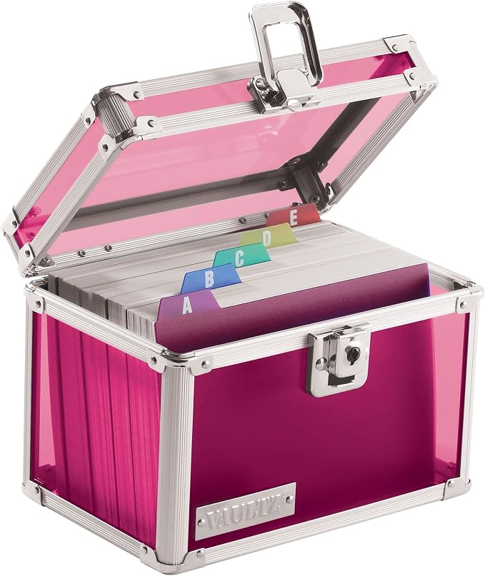 Vaultz Lockable Index Card Holder - Image 2