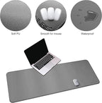 CENNBIE Leather Desk Mat, Extended Non-Slip Mouse Pad, Waterproof PU Leather - Image 3