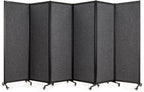 Upgrade Version Room Partition and Divider, Freestanding Rolling Dividers by StrongBird