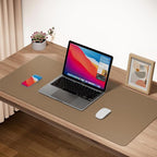 Boutilon Leather Desk Pad Protector, Non-Slip Mouse Pad, Laptop Desk Pad - Image 2