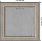 Amanti Art Silver Framed Magnetic Board 21x21 Small Vision Board - Image 4