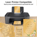 100 Sheets Gold Shimmer Cardstock 8.5 x 11 Metallic Paper, Goefun 80lb Card - Image 4