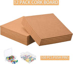 SUNGIFT Cork Board 12"x12" - Image 6